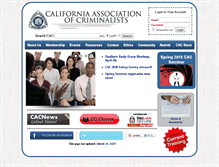 Tablet Screenshot of cacnews.org